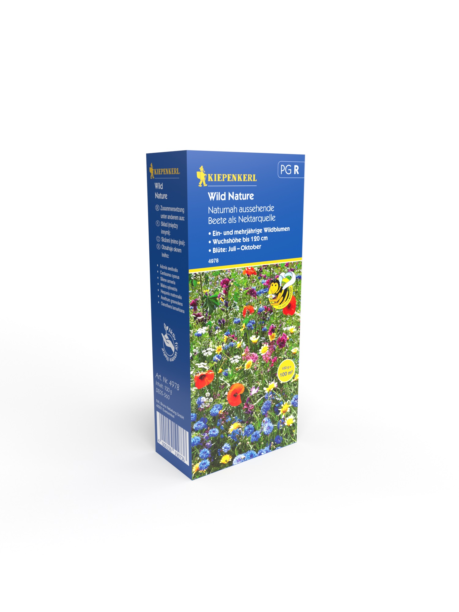 Wild Nature flower seed mix 100 m2 Kiepenkerl