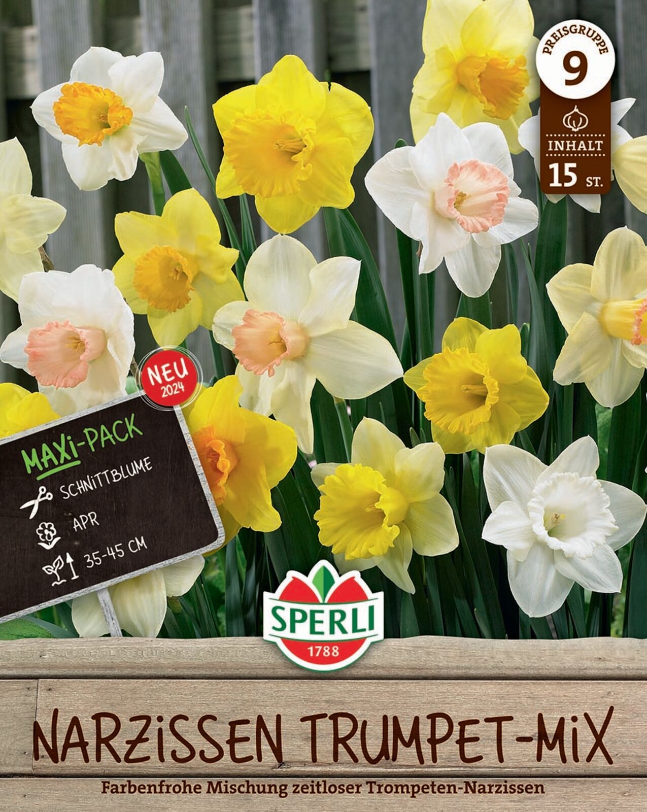 Bulb Daffodil Trumpet Mix 15 pcs Sperli