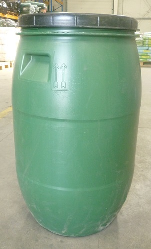120 l rainwater tank with lid, with threaded lid