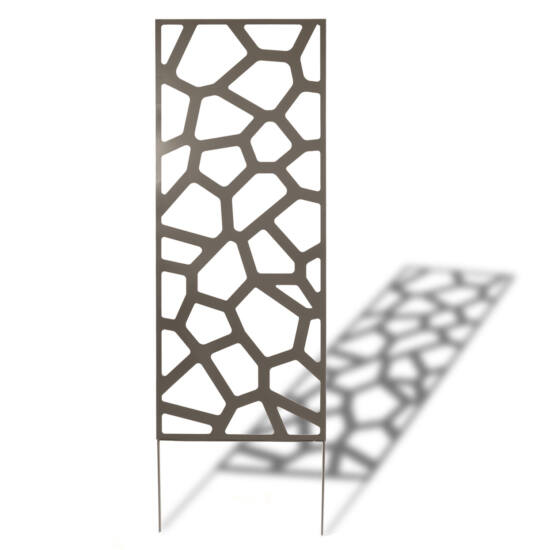 Metal panel with decorative motifs Deco panel slate stone 0,6x1,5 m