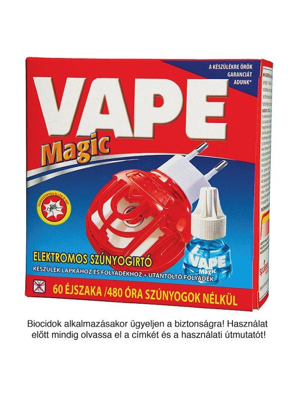 Vape Magic Elektromos szúnyogrisztó+utántöltő folyadék