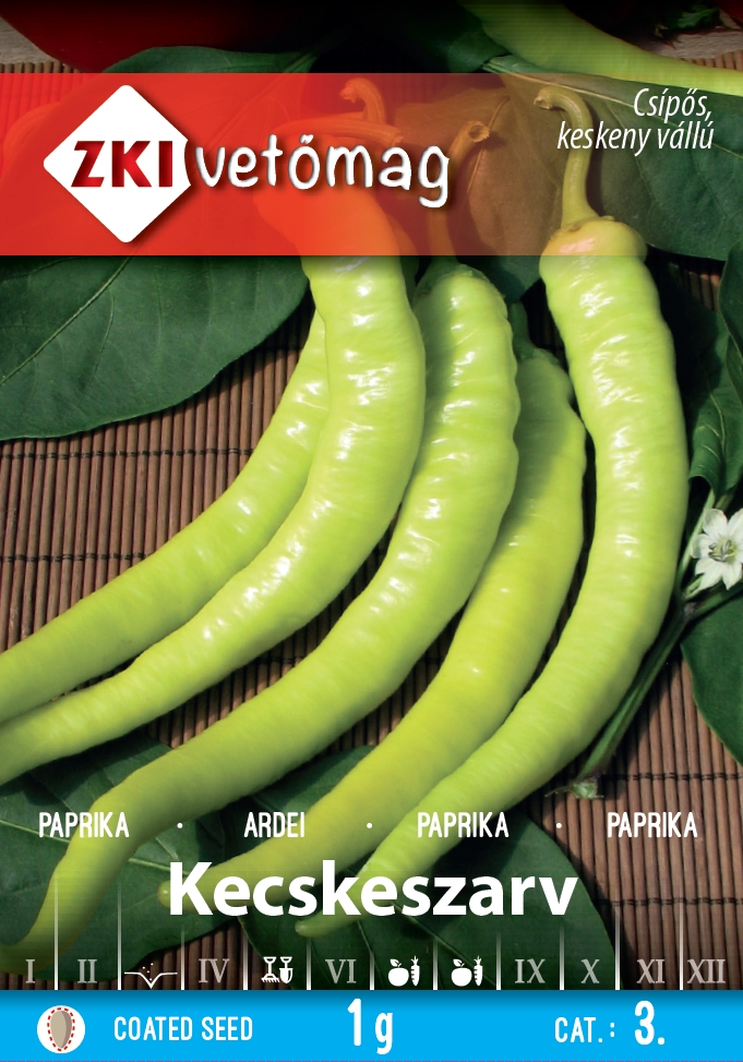 Étkezési paprika Kecskeszarv 1g ZKI