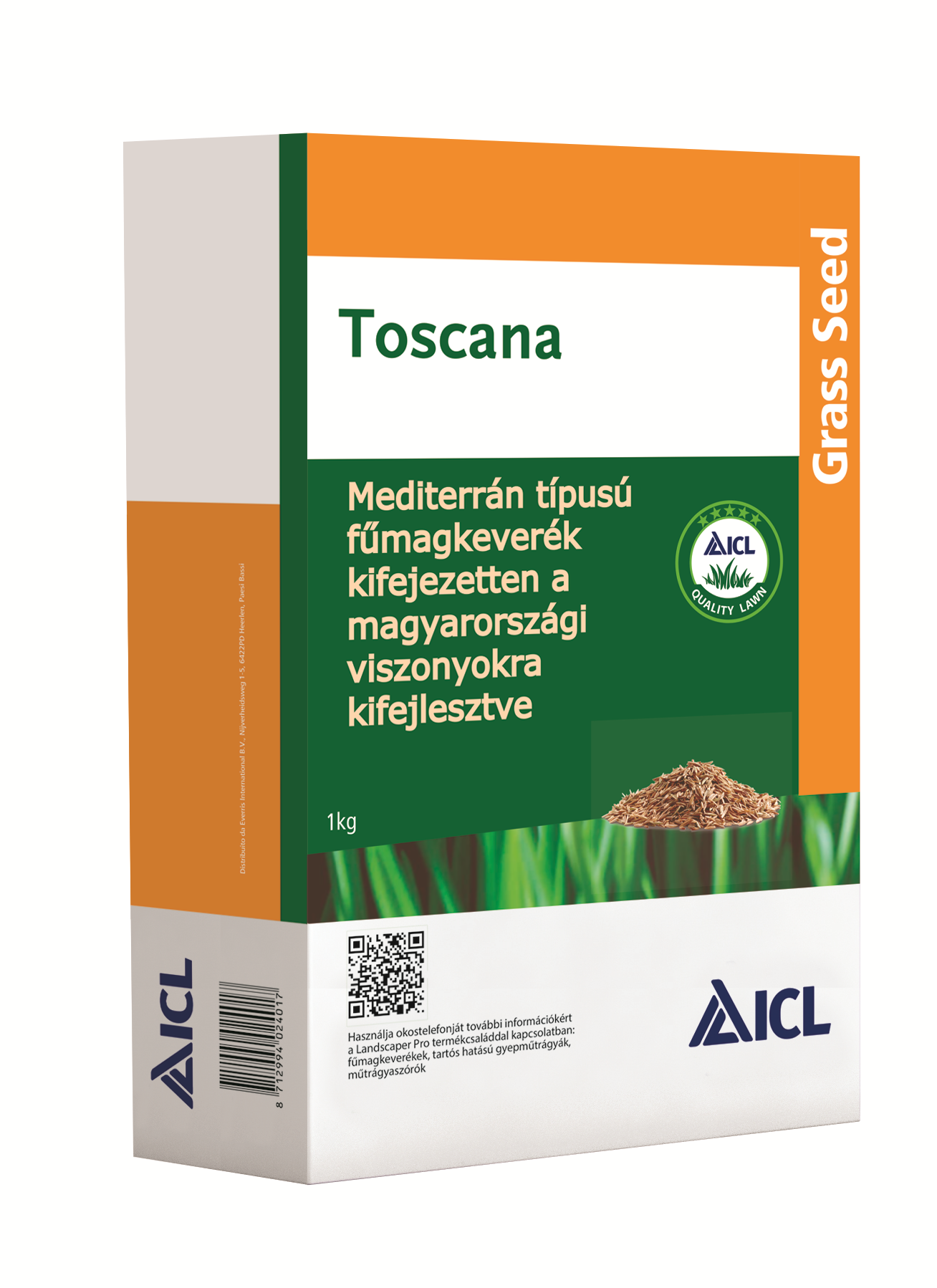 ICL fűmag Toscana (mediterrán jellegű) KARTON 1x12 kg