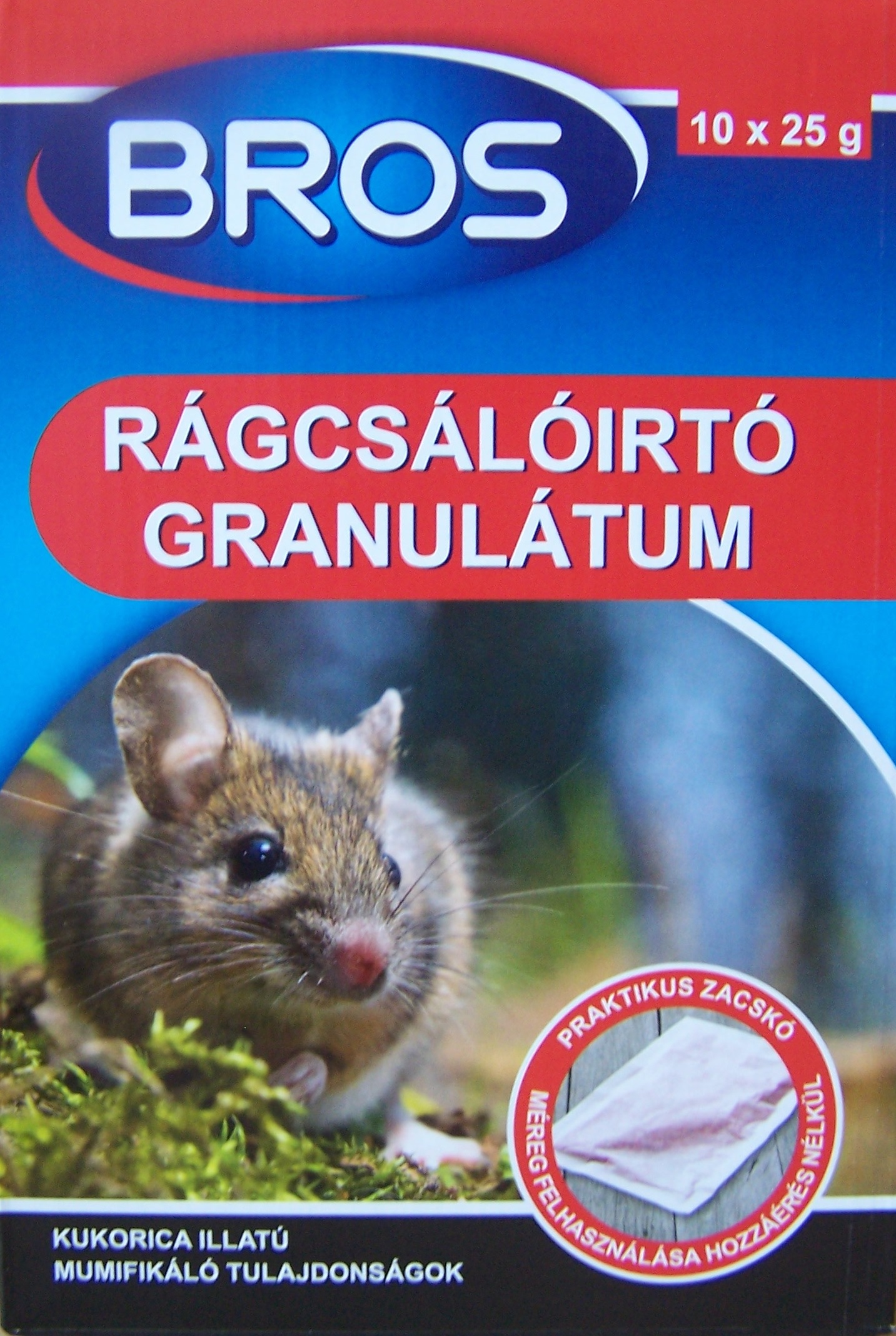 Bros Rágcsálóirtó granulátum (tasakos) 250 g