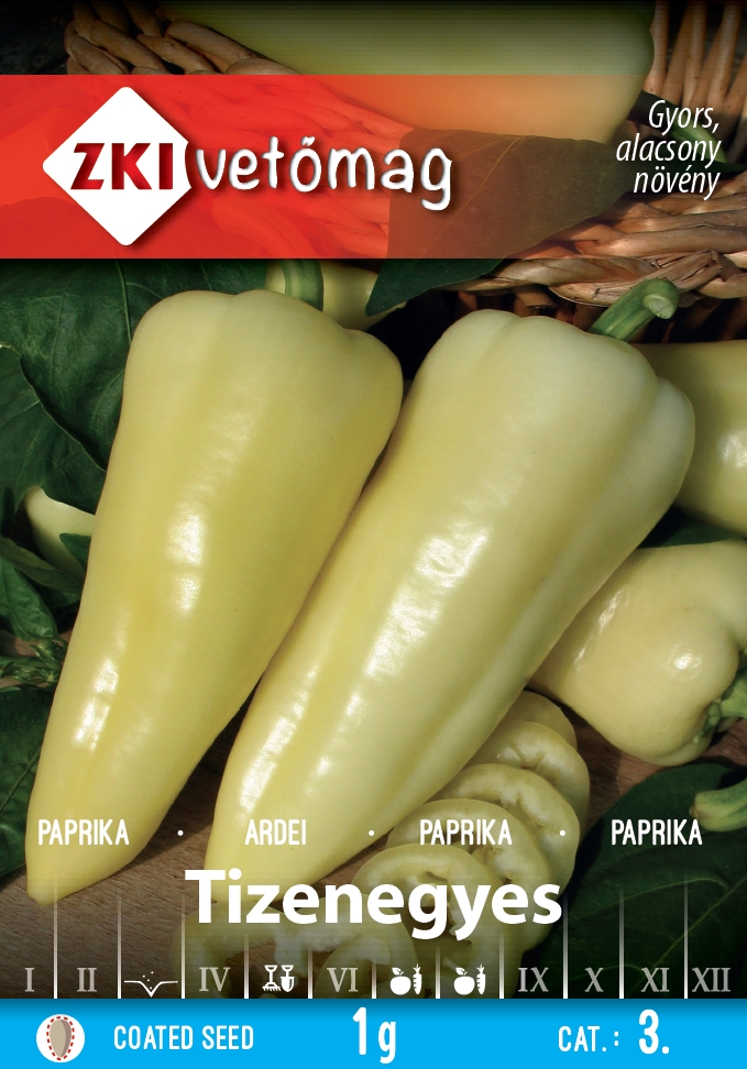 Étkezési paprika Tizenegyes 1g ZKI