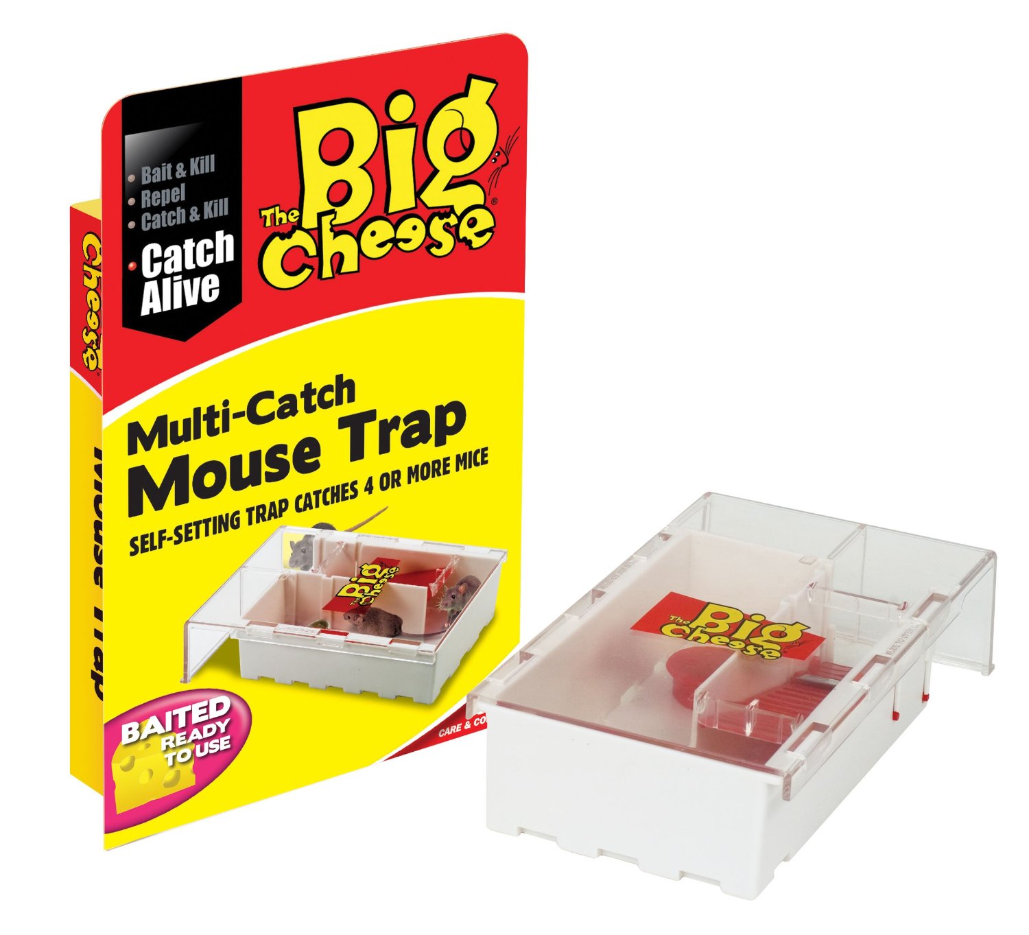 Mousetrap with bait Multi-Catch The Big Cheese