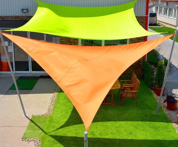 Sun sail green 5x5x5 m 230g/m2