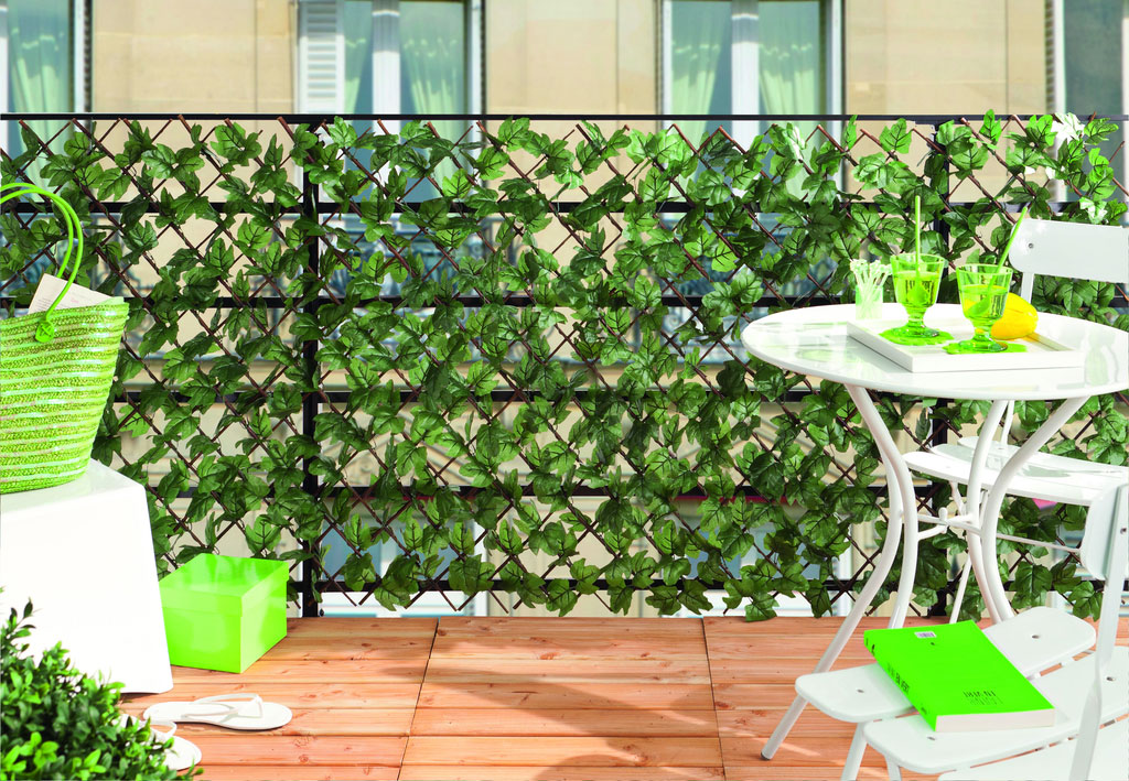 False lattice with ivy leaves Greenly 1x2 m