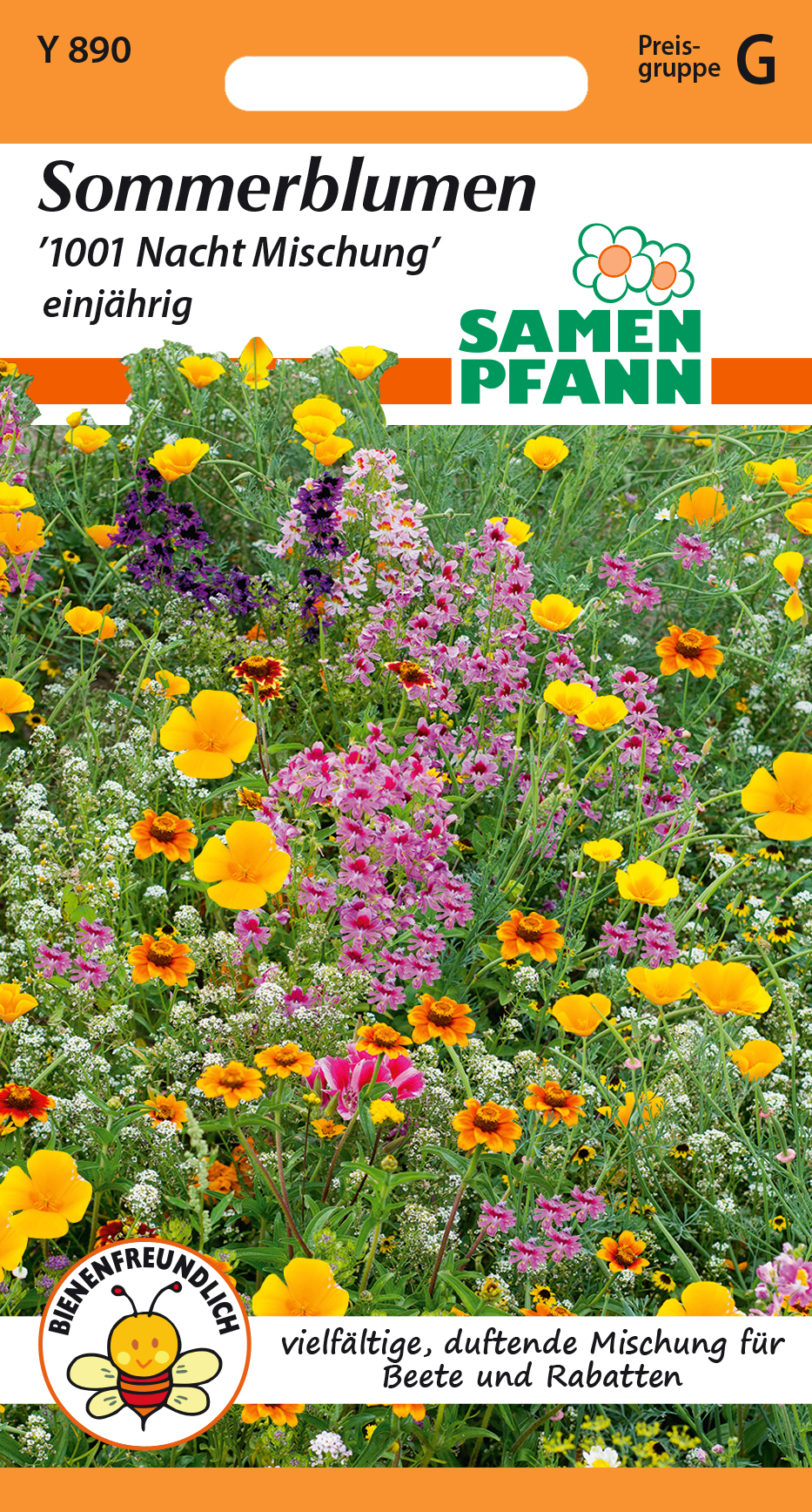 1001 nights annual flower mix approx 5 fm Seeds Pfann