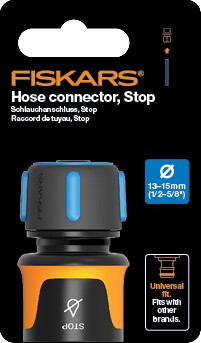 Hose quick coupling, 13-15 mm (1/2-5/8") Stop Fiskars