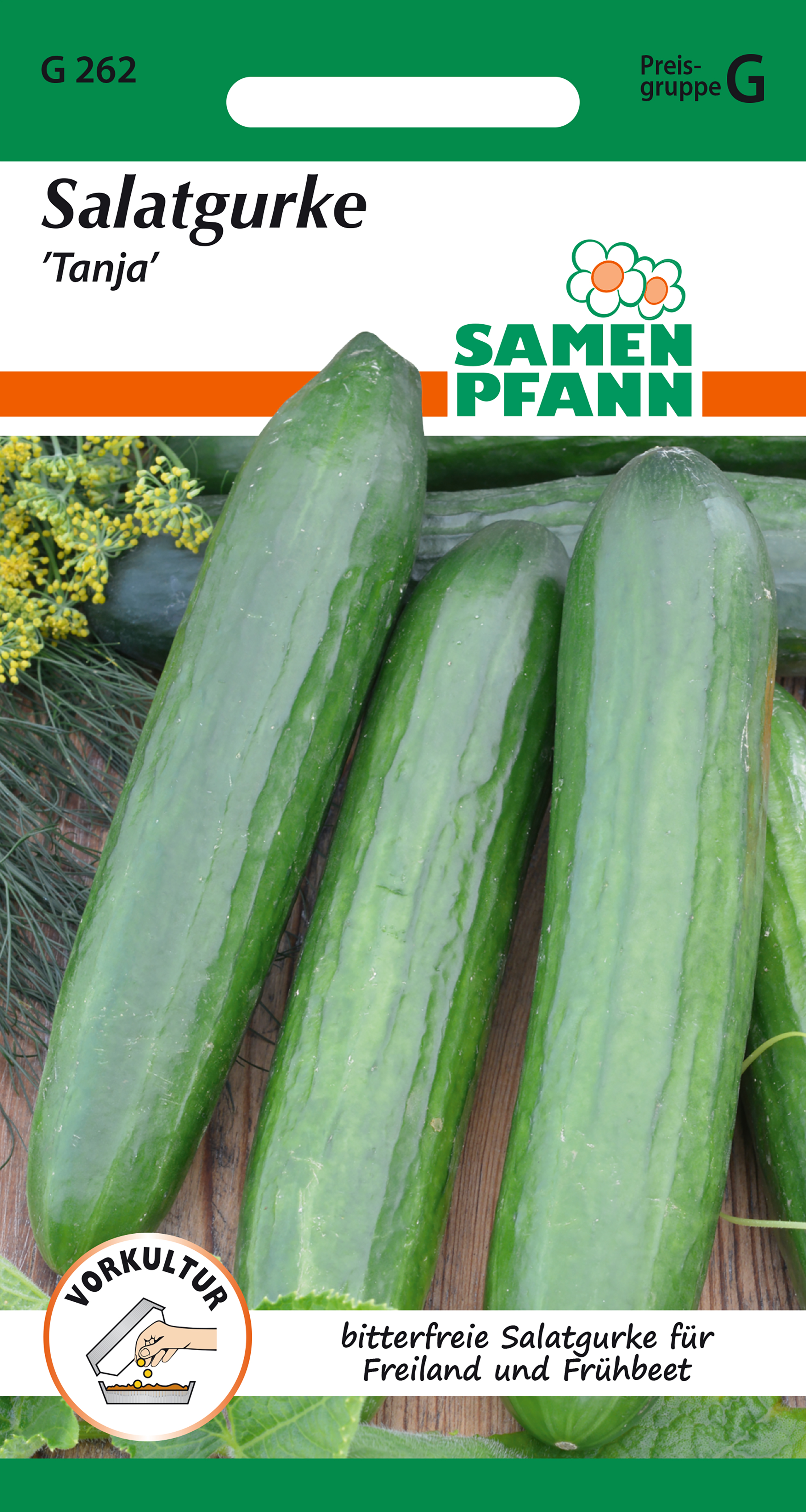 Cucumber snake Tanja 30 seeds Seed Pfann