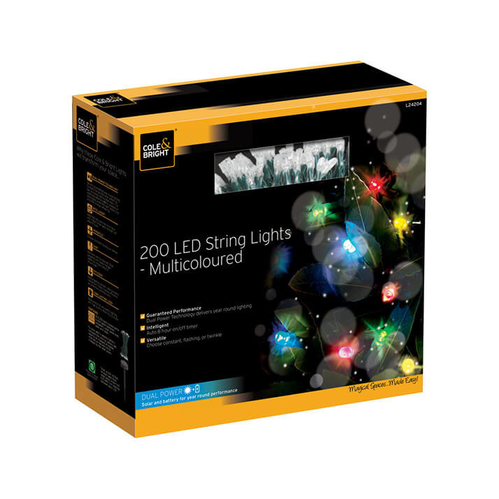 String light Gardman, 100 Led, white 11,89 m