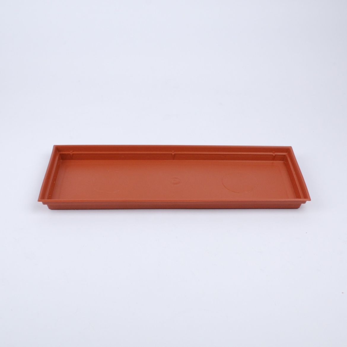 Balcony crate coaster traditional, terracotta 60 cm