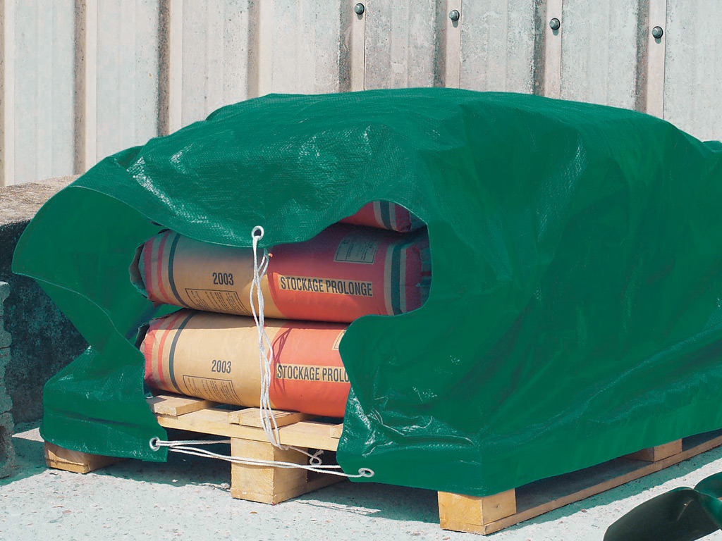 Tarpaulin Protex 4x6 m 80g/m2 green