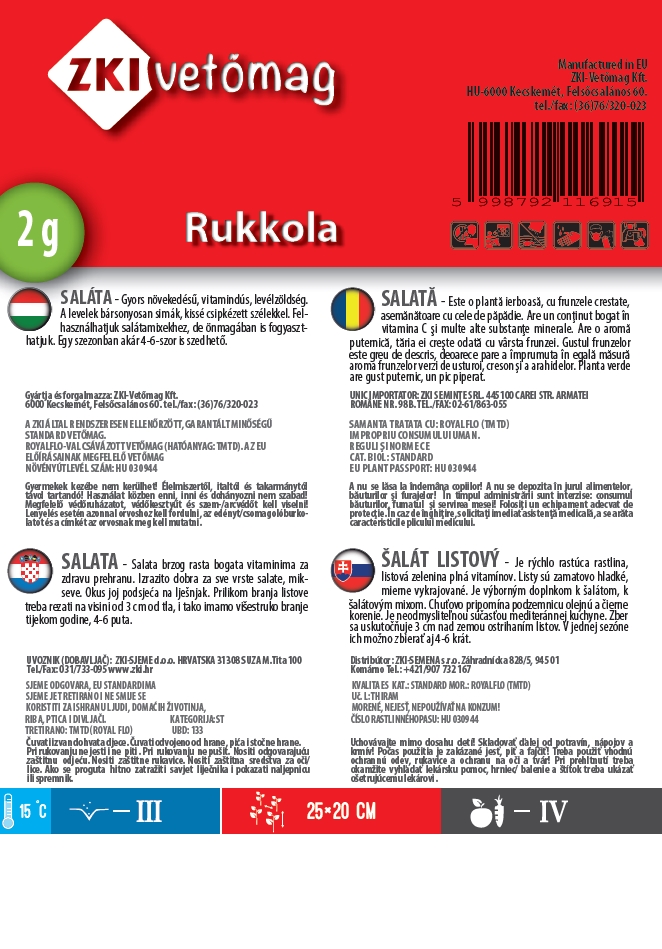 Rukkola 2g ZKI