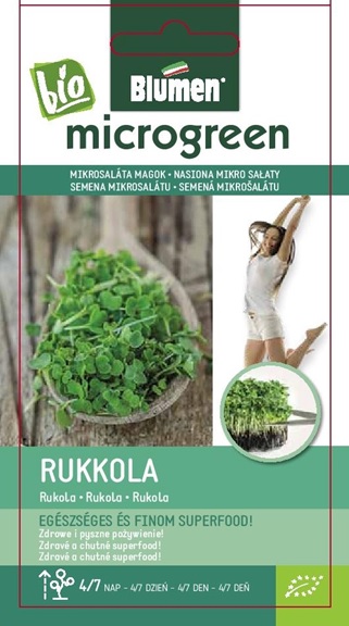 Mikrosaláta mag BIO Rukkola Blumen 40 g