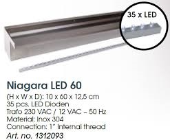 Waterfall element "Niagara Led 60"