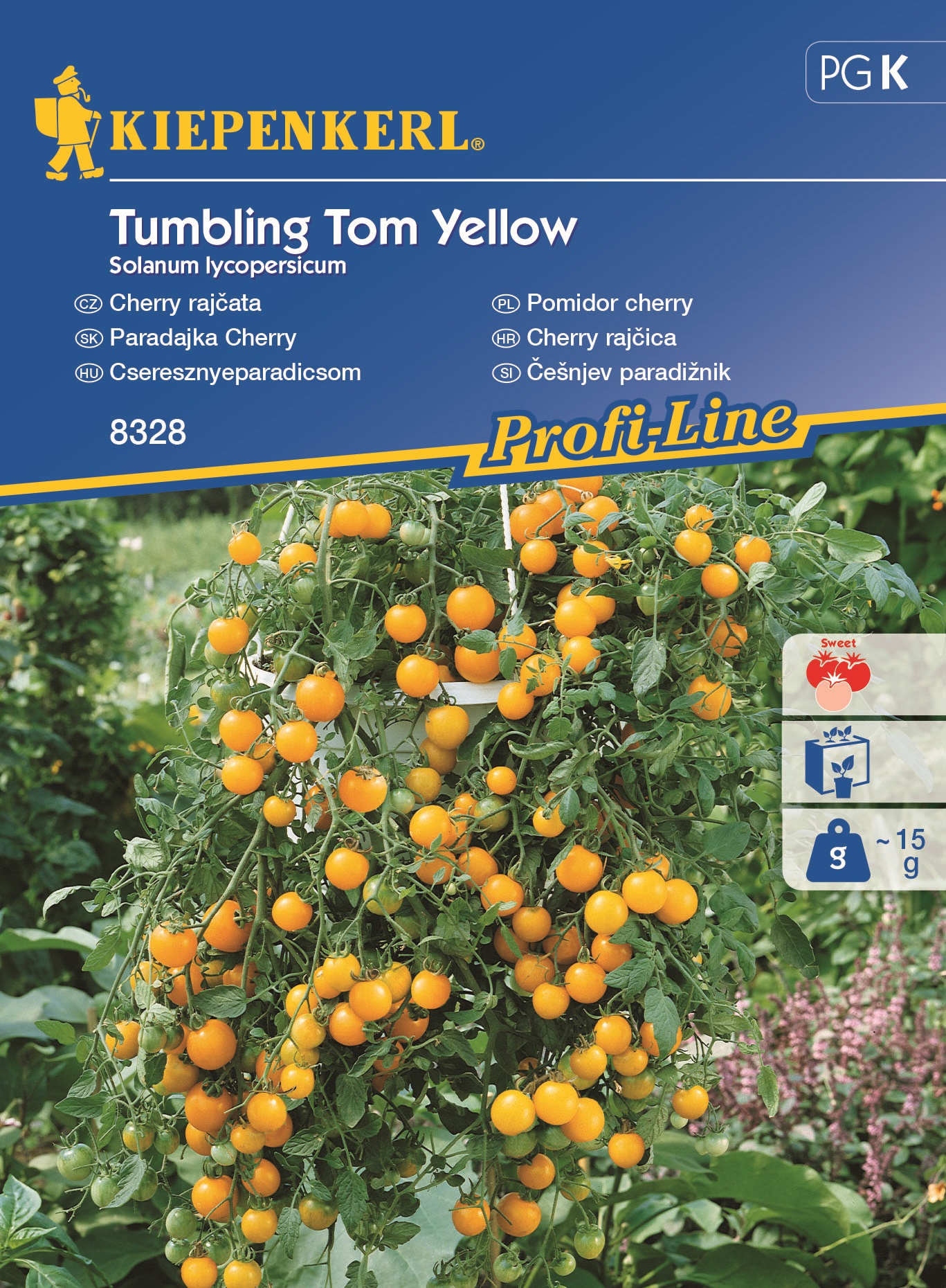 Tomato Tumbling Tom yellow Kiepenkerl