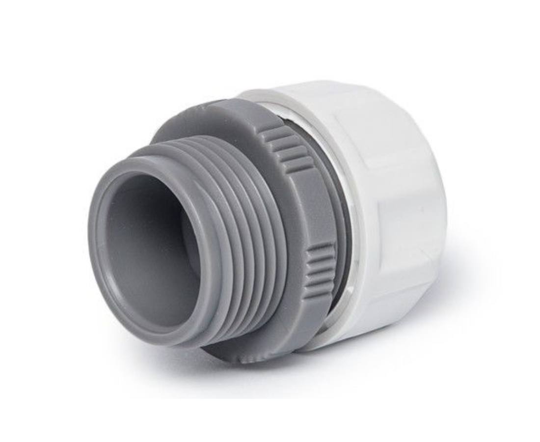 Connector 1/2"-KM 3/4" White line WL-4116