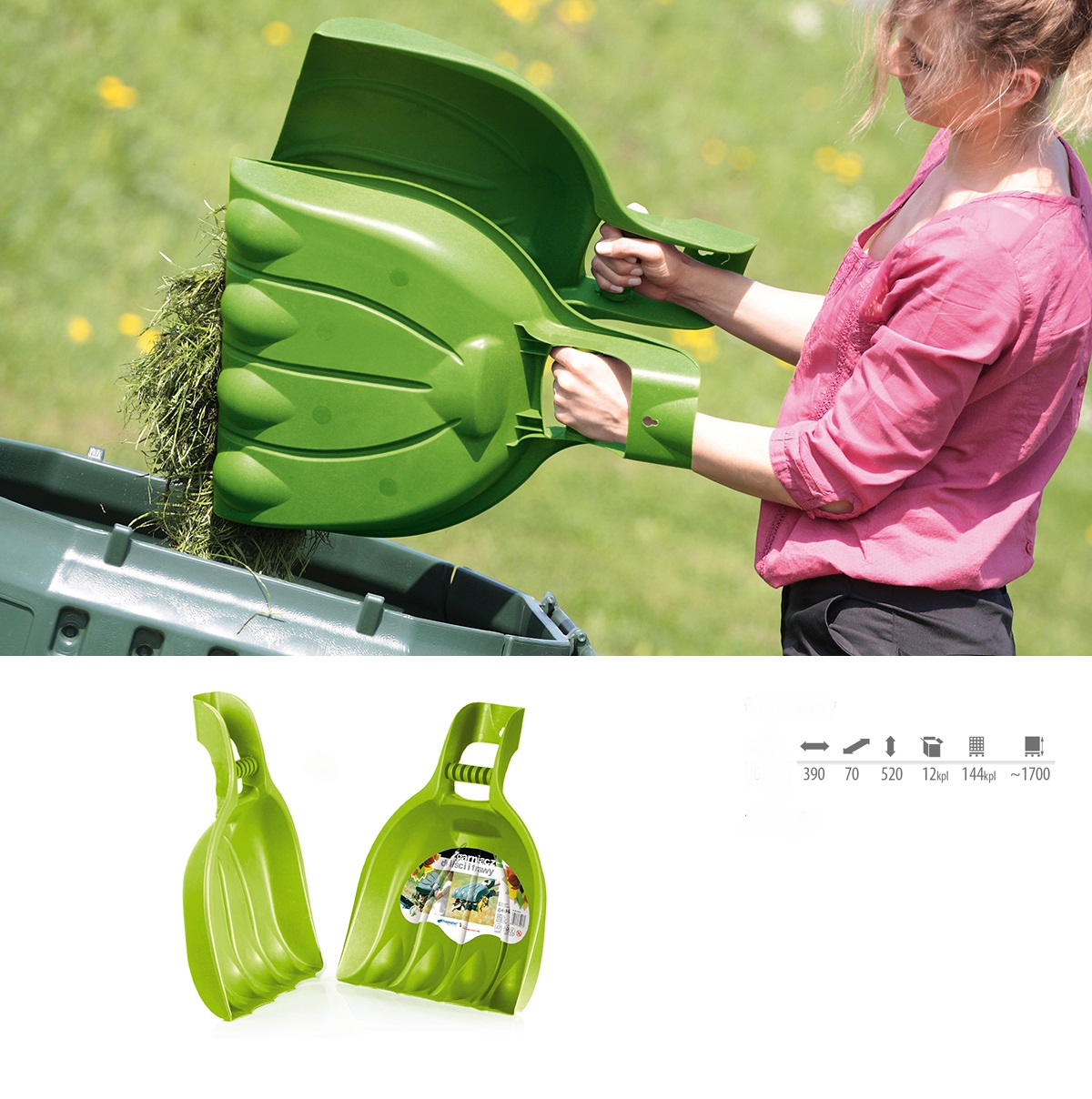 Leaf collector 39/7/52 cm 2 pcs