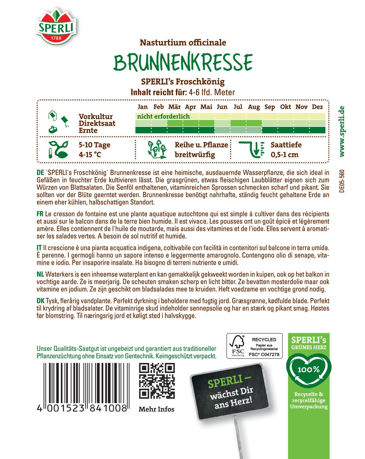 Vízitorma Froschkönig 4-6 m2 Sperli