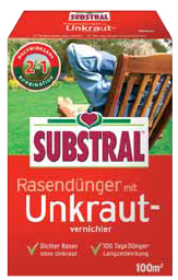 Substral 2in1 lawn fertilizer with herbicide 2kg