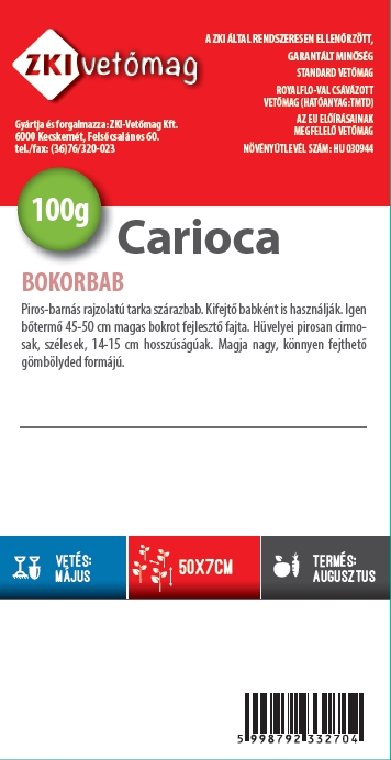 Étkezési szárazbab Carioca 100g ZKI