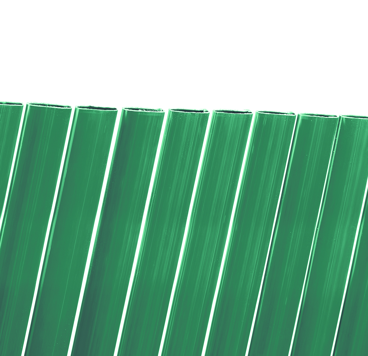 Oval plastic reed Litecane PVC green 2x3 m