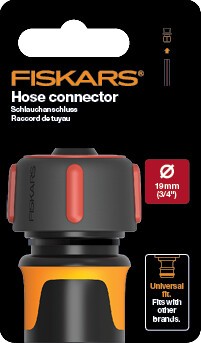 Hose quick coupling, 19 mm (3/4") Flow Fiskars