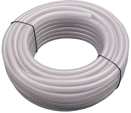 Hose, clear, fabric lined 19 mm 3/4" 25 m