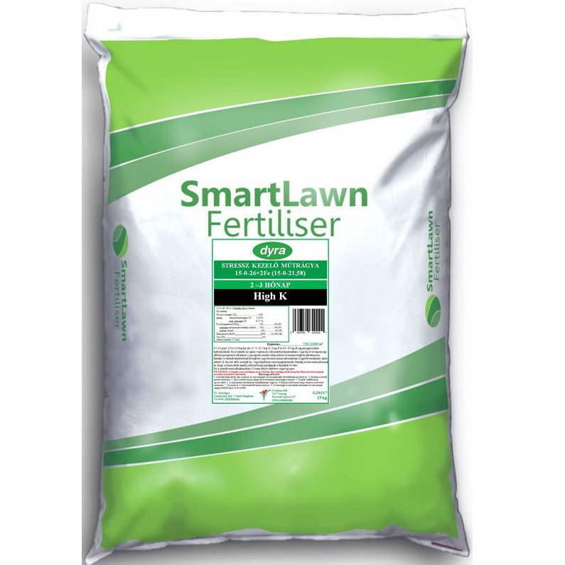 Dyra Winter training lawn manure (15-0-26+2Fe) 2-3 months 20 kg