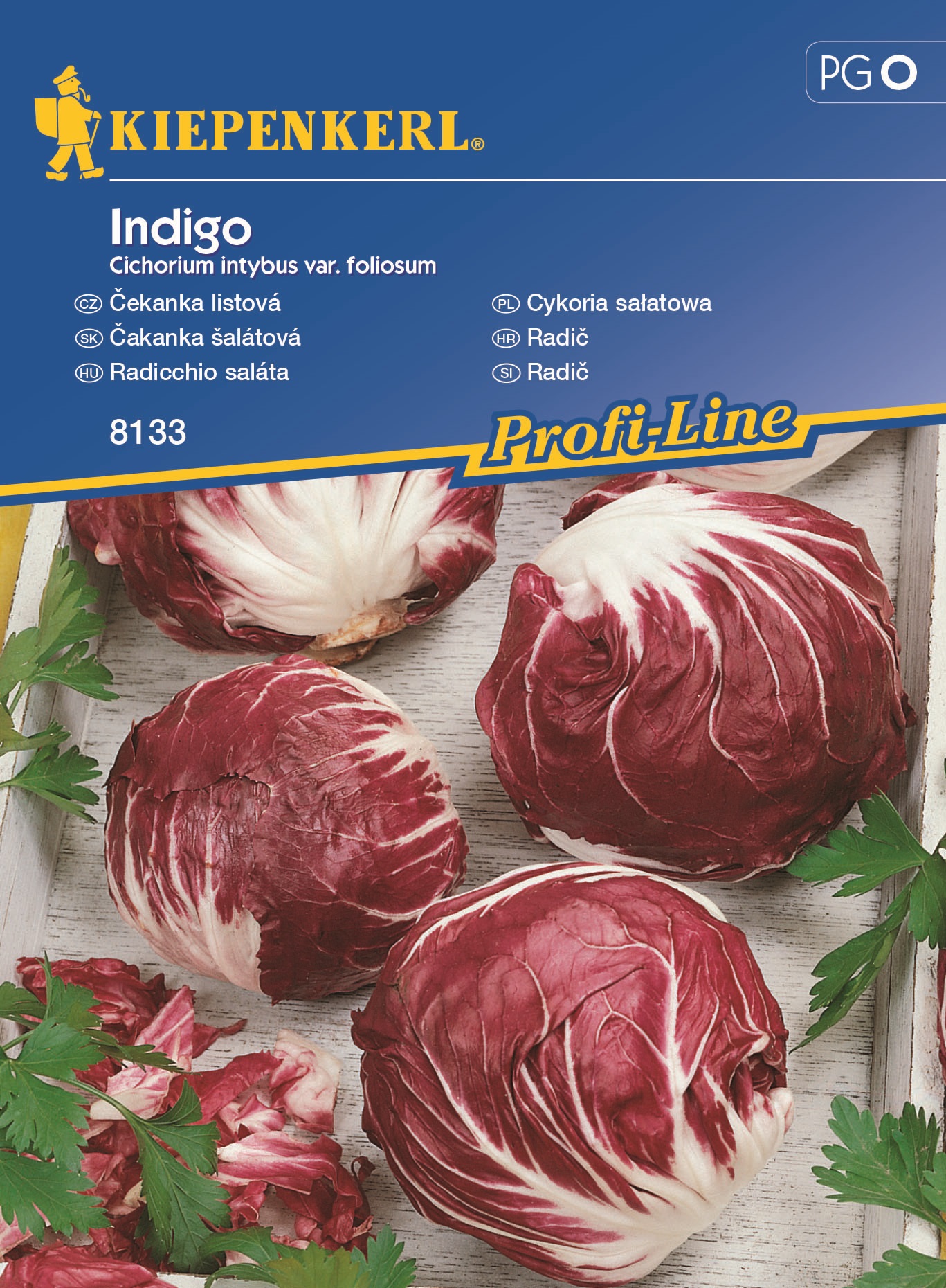 Saláta Radicchio Indigo 40 szem Kiepenkerl