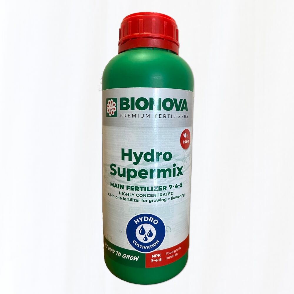 Bio-Nova Hydro-Supermix (7-4-5) tápoldat hidropóniás készülékhez 1 l