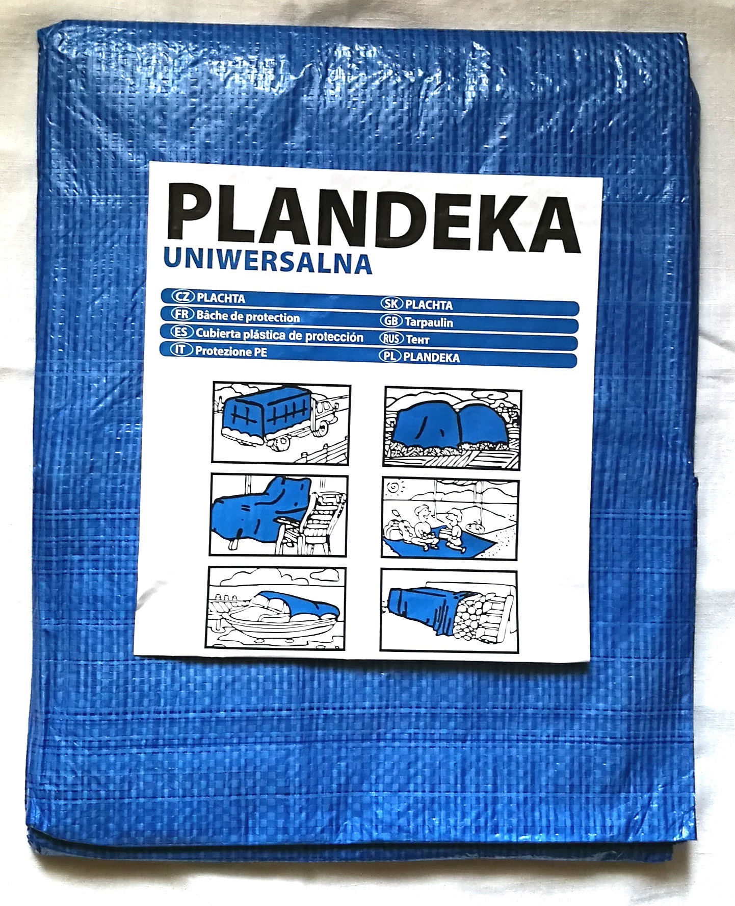 Blanket 50g/m2 6m x 12m (blue)