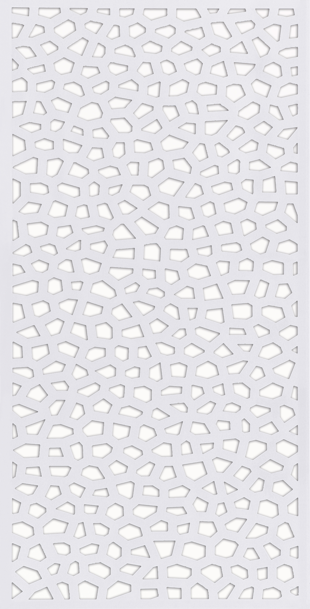 Decorative PP panel Mosaic 1x2 m white