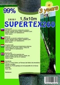 Fence mesh SUPERTEX260 1,8X10 m green 99%