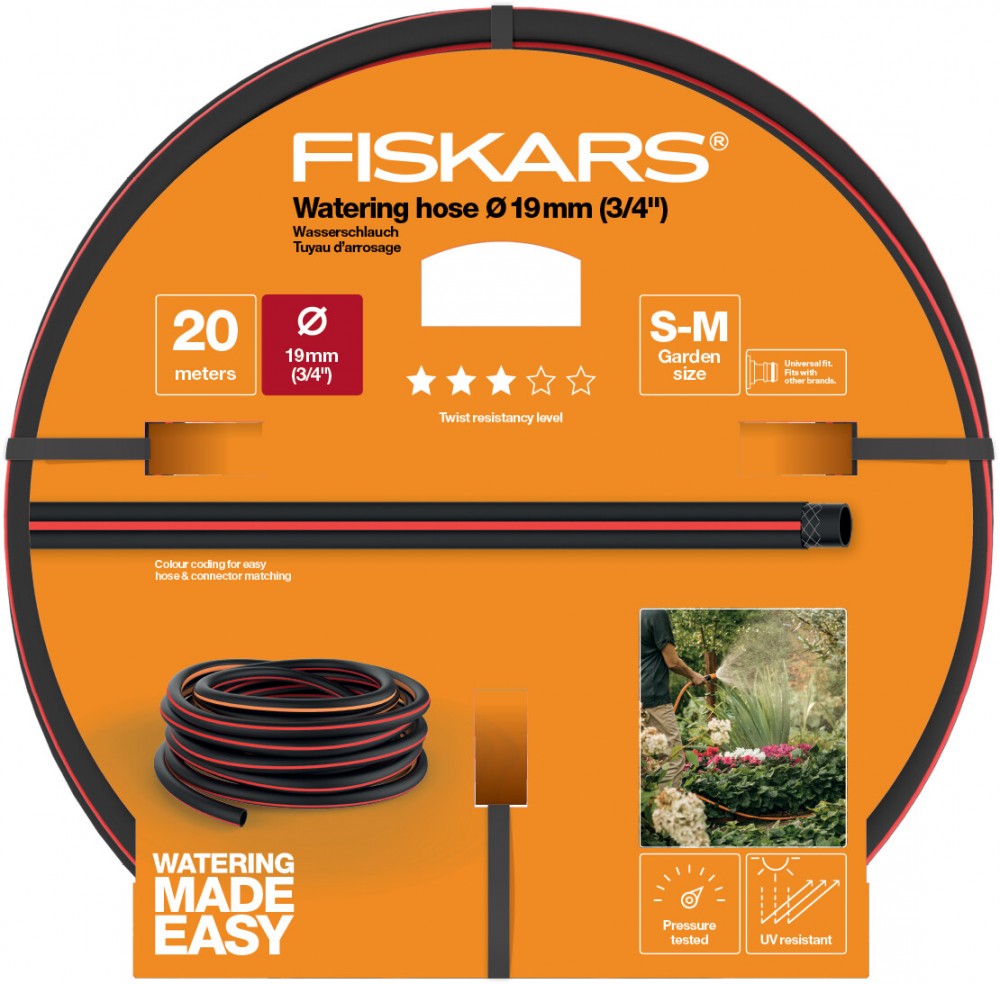 Hose 19 mm (3/4") 20 m Q3 Fiskars