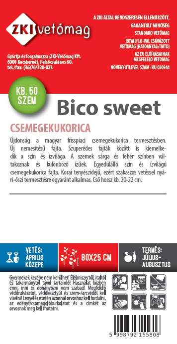 Sweet corn Bico sweet 50 grains ZKI