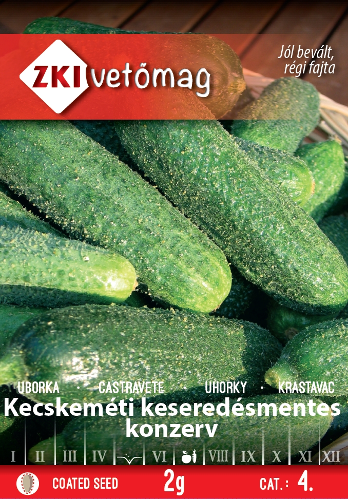 Cucumber (canned) Kecskemét bitter free 2g ZKI