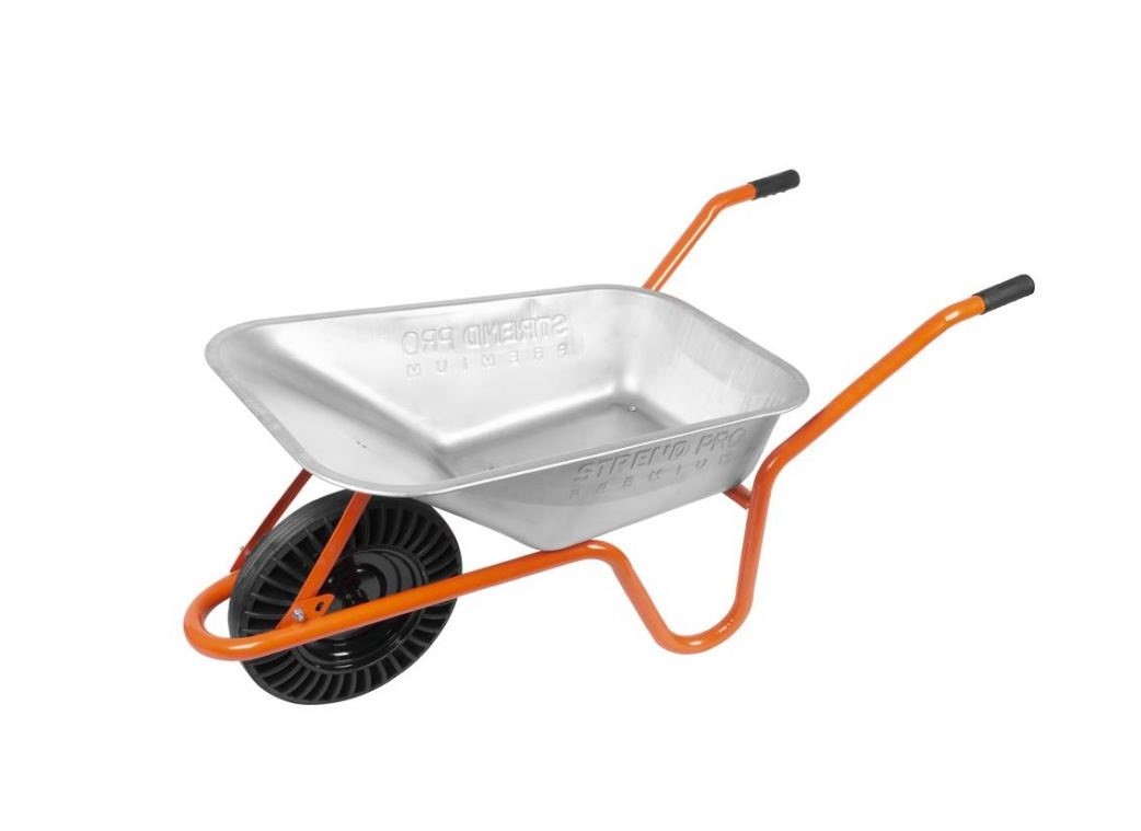 Wheelbarrow Strend Pro 85 l /160 kg, with solid wheels