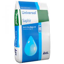 Universol 15-11-15+2MgO+TE Saphir 25kg