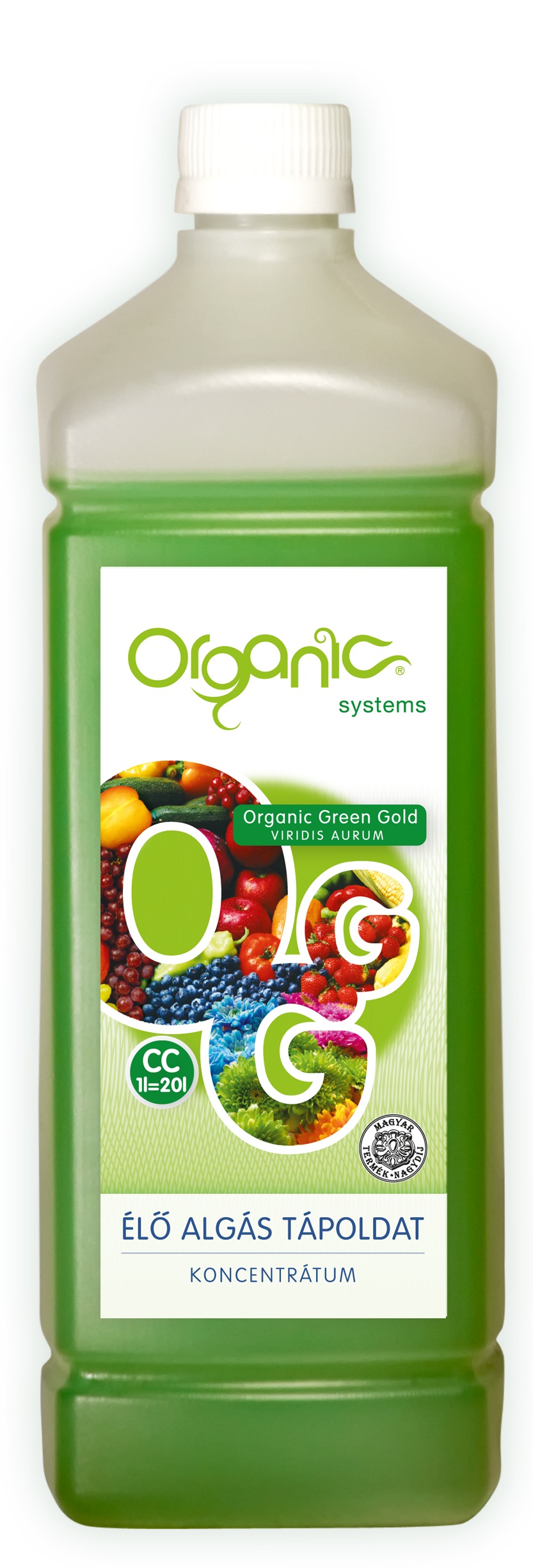 Organic Green Gold élő algás tápoldat 1l