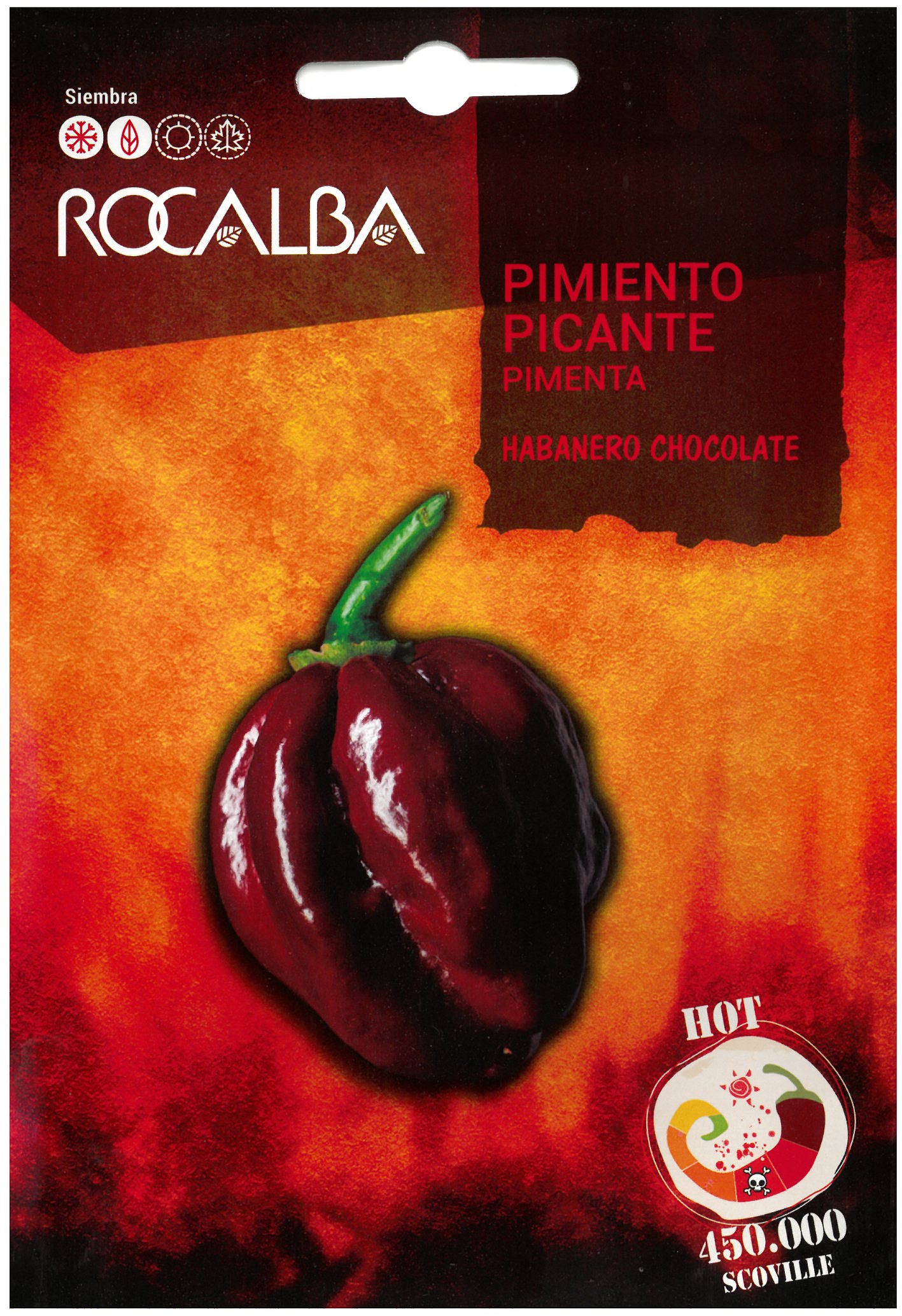 Chili paprika Csokoládé Habanero Rocalba 25 szem