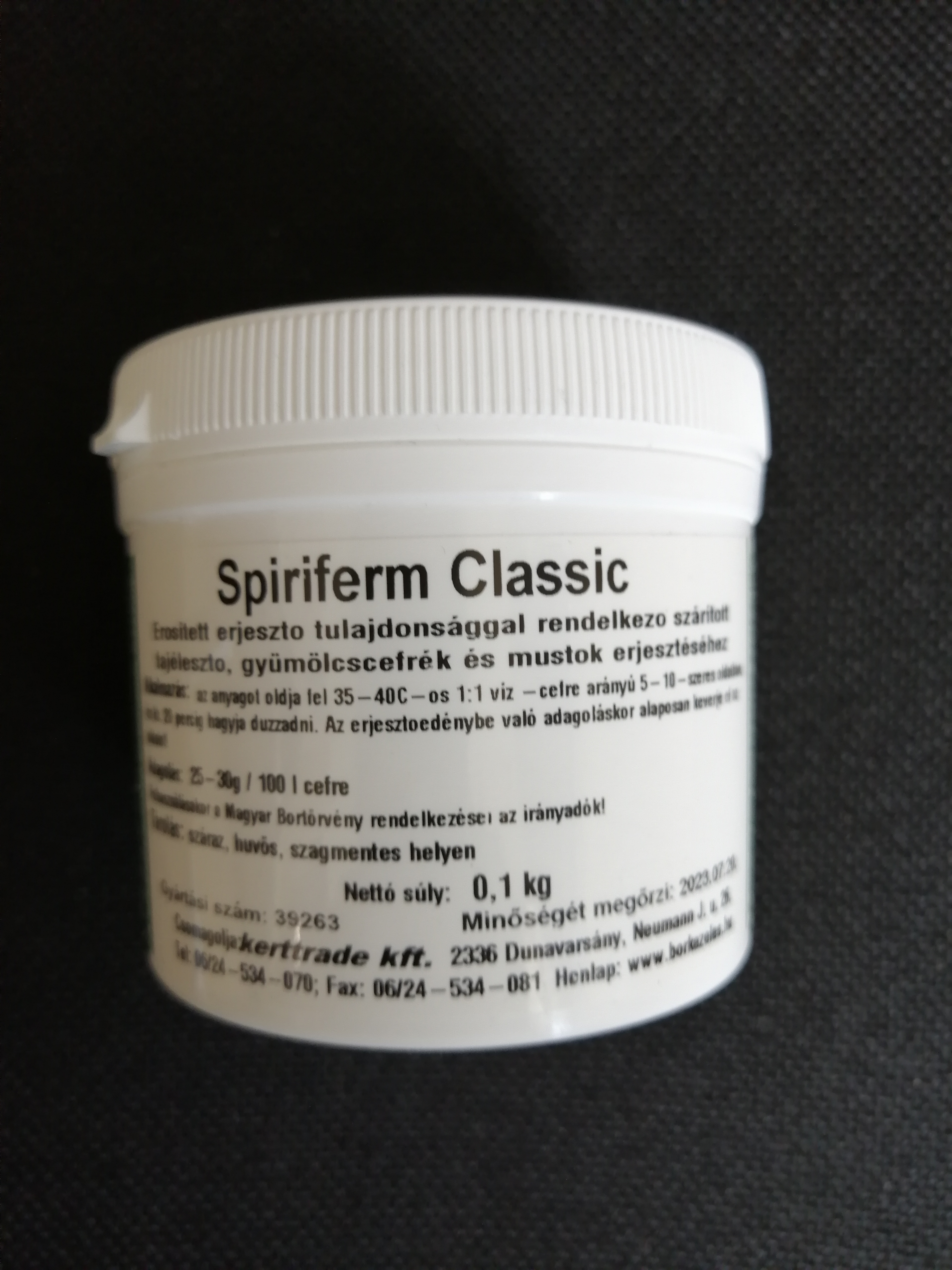 Spiriferm Classic 0,1 kg