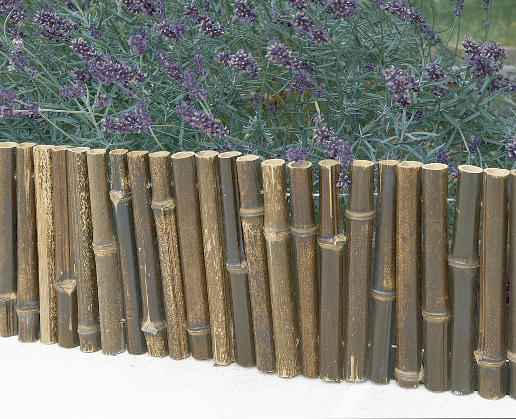 Bambusz szegély "Bamboo Border" barna 0,35x1 m
