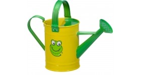 Children's watering can metal yellow