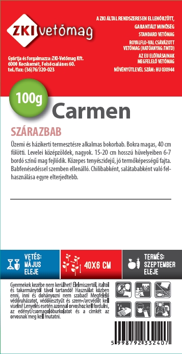 Edible dry beans Carmen 100g ZKI