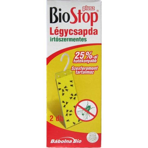 Biostop plusz légyfogó lap 2 db