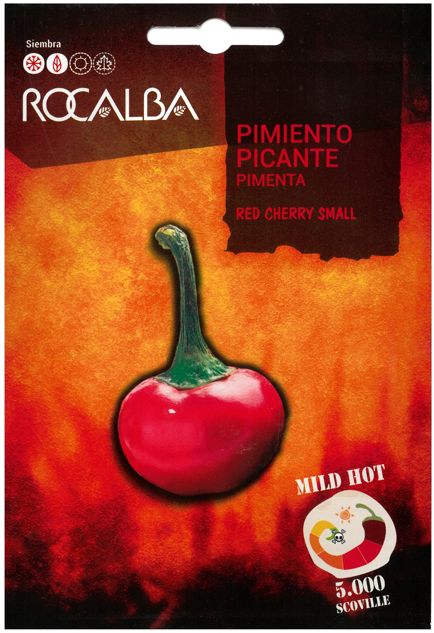 Chili paprika Red Cherry Small Rocalba 0,5 g