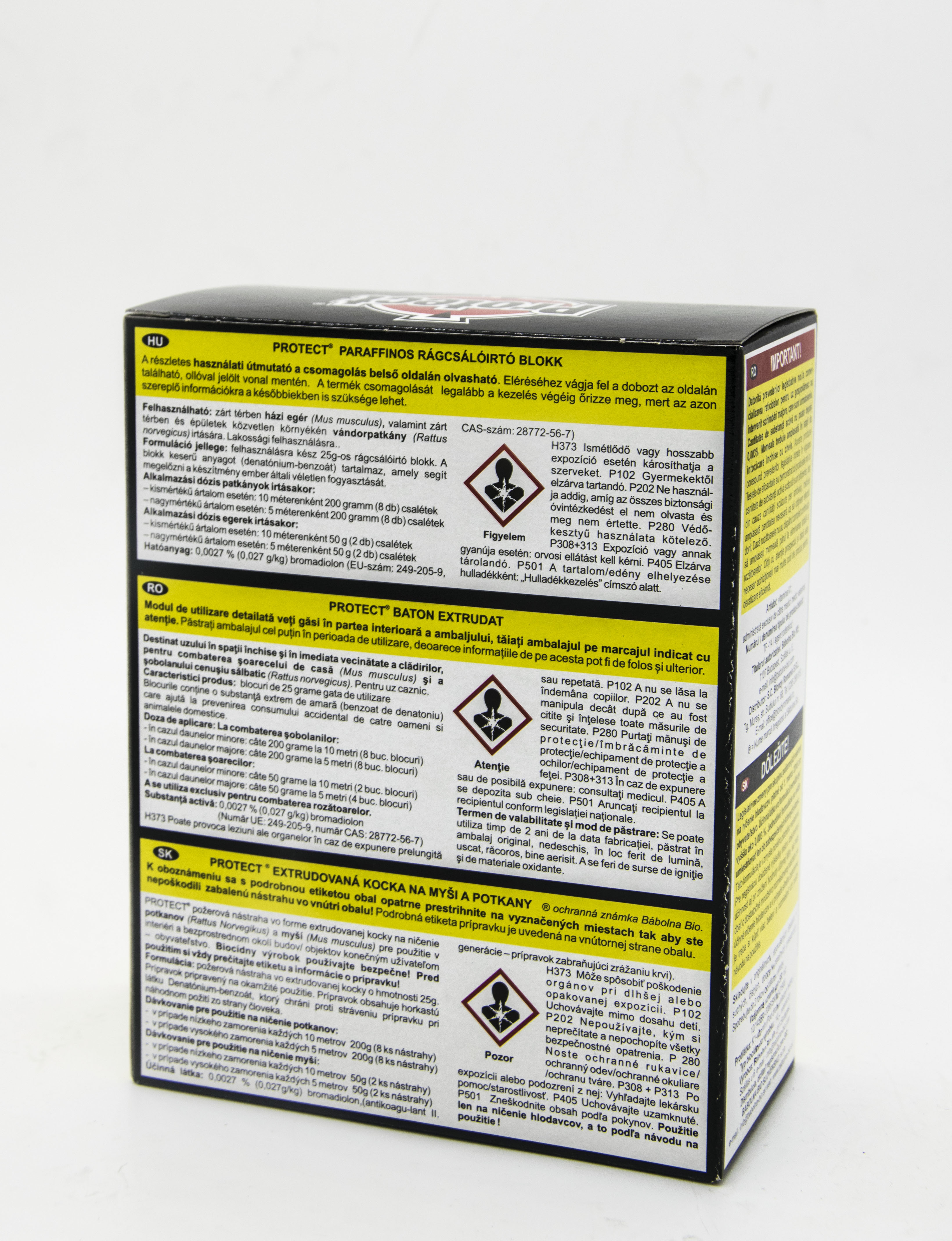 Protect paraffin rodenticide block 12x25 g